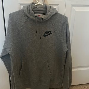 gray nike hoodie